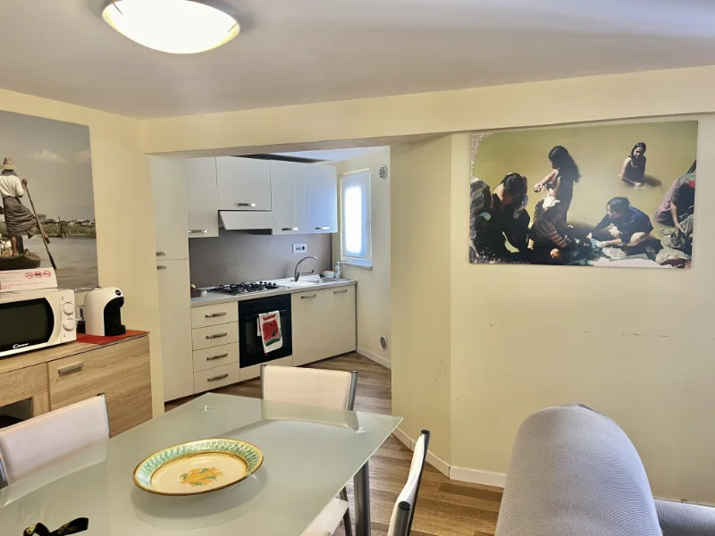 affitto breve Palermo centro cucina In questa immagine è mostrata la cucina dell'affitto breve Palermo centro